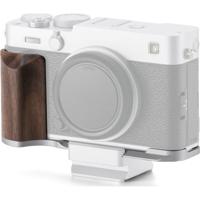 Tilta Mounting Baseplate with Wooden Grip for Fujifilm X-E5 - Silver