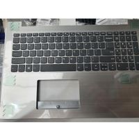 Notebook keyboard for Lenovo IdeaPad 320-15IAP with topcase silver - thumbnail