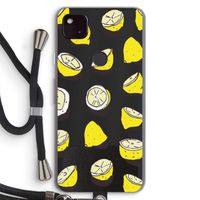 When Life Gives You Lemons...: Pixel 4a 5G Transparant Hoesje met koord