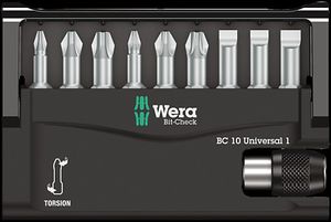 Wera Bit-Check 10 Universal 1, 10 -delig - 1 stuk(s) - 05056161001