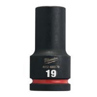 Milwaukee ShockWave™ Krachtdop 3/4" lang | 19 mm - 4932480379