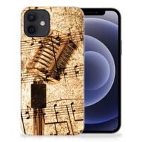 iPhone 12 | 12 Pro (6.1") | Siliconen hoesje | met foto Bladmuziek