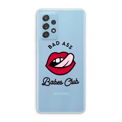 Badass Babes Club: Samsung Galaxy A73 Transparant Hoesje