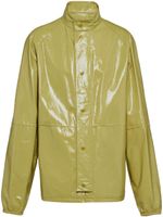 Prada veste en cuir verni - Vert