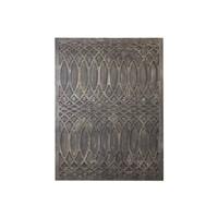 PTMD Osher Grey MDF wavy carved wallpanel rough S