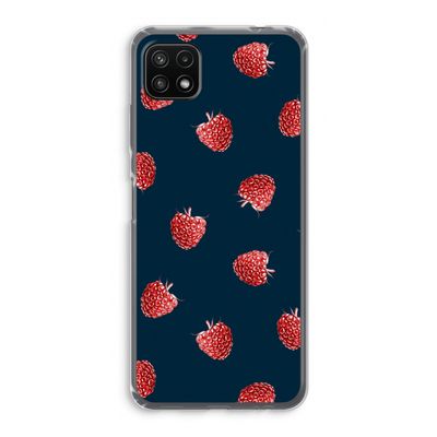 Framboosjes: Samsung Galaxy A22 5G Transparant Hoesje