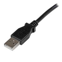 StarTech.com 2 m USB 2.0 A naar linkshoekige B-kabel M/M - thumbnail