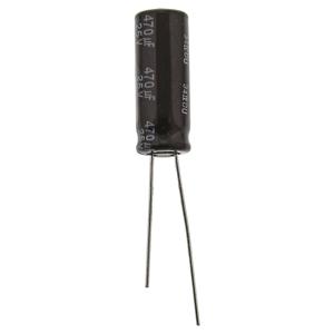 Panasonic Elektrolytische condensator Radiaal bedraad 3.5 mm 470 µF 25 V 20 % (Ø) 8 mm 1 stuk(s)