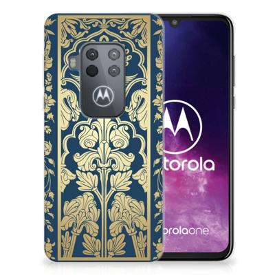 Motorola One Zoom | TPU Case | Beige Flowers