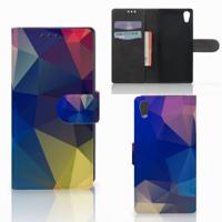Sony Xperia XA1 | Book Case | Polygon Dark