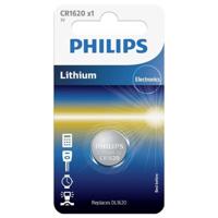 Philips Knoopcel CR1620 3 V 1 stuk(s) Lithium Minicells