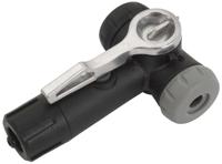 Katana twin valve pump head with release lever