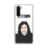 Let It Snow: OnePlus Nord Transparant Hoesje Let It Snow: OnePlus Nord Transparant Hoesje