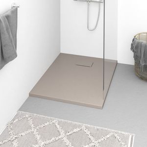VidaXL Douchebak 90x70 cm smc bruin
