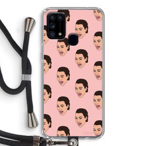 Ugly Cry Call: Samsung Galaxy M31 Transparant Hoesje met koord