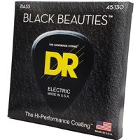 DR Strings BKB5-130 Black Beauties 45-130 set 5 snaren voor elektrische basgitaar - thumbnail