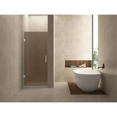 Glas voor nisdeur Wiesbaden Less | 70x200 cm | Nano-coating | Vintage brons glas