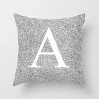 Letters kussensloop 45 * 45cm katoen linnen gooien kussensloop decoratieve kussenslopen (A)