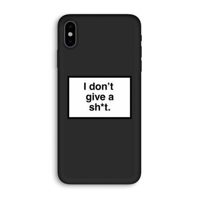 Don't give a shit: iPhone XS Biologisch afbreekbaar hoesje
