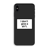 Don't give a shit: iPhone XS Biologisch afbreekbaar hoesje