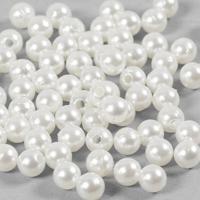 Creativ Company Waskralen, d 6 mm, gatgrootte 1,9 mm, parelmoer, 65 stuk/ 1 doos