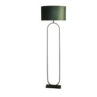Searchlight VloerlampModish zwart met groene kap - EU95101GR
