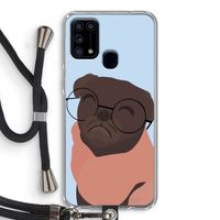 Ludo: Samsung Galaxy M31 Transparant Hoesje met koord