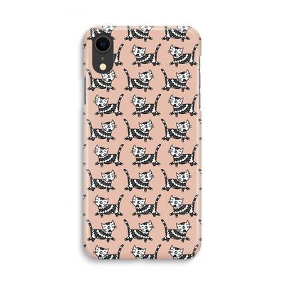 Zwarte poes: iPhone XR Volledig Geprint Hoesje