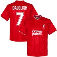 Liverpool Retro Shirt 1986 + Dalglish 7