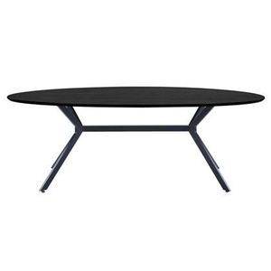 "WOOOD Exclusive Bruno Eettafel - 220 x 100 cm - Zwart "