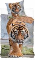 Sweet Home dekbedovertrek tijger 140 x 200 cm - 60 x 63 cm