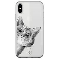 iPhone X/XS transparant hoesje - Peekaboo iPhone X/XS transparant hoesje - Peekaboo