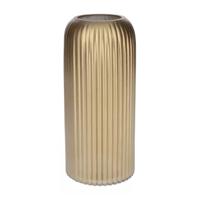 Bellatio Design Bloemenvaas - metallic goud - glas - D10 x H25 cm - vaas Bellatio Design Bloemenvaas - metallic goud - glas - D10 x H25 cm - vaas