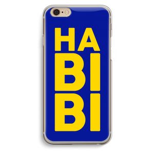 Habibi Blue: iPhone 6 / 6S Transparant Hoesje