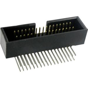 TRU COMPONENTS 1589676 Pinconnector Zonder uitwerphendel Rastermaat: 1.27 mm Totaal aantal polen: 26 Aantal rijen: 2 1 stuk(s)