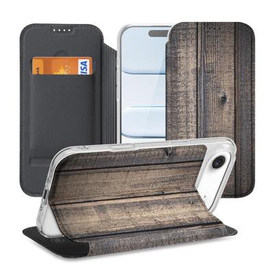 Book Case Apple iPhone Air Steigerhout