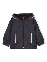 Moncler Enfant veste matelassée à fermeture zippée - Bleu