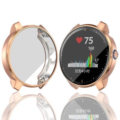 Voor Garmin VivoActive 3 Music version TPU beschermhoes (rosé goud)