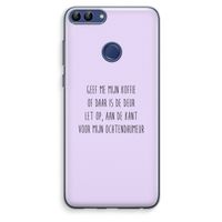 Ochtendhumeur: Huawei P Smart (2018) Transparant Hoesje