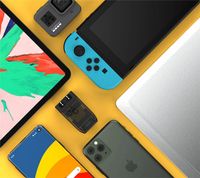 Genki COVERT DOCK dockingstation voor mobiel apparaat Zwart - thumbnail