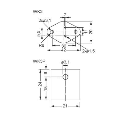 Fischer Elektronik WK3P Warmtegeleidende folie Zelfklevend 200 µm 0.9 W/mK (l x b) 18 mm x 13 mm