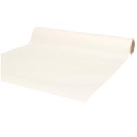 Duni tafelloper - papier - wit - 480 x 40 cm - Tafellopers/placemats   -