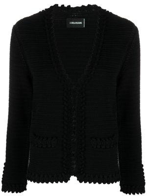 Zadig&Voltaire cardigan Marty en coton - Noir