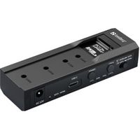 Sandberg USB Cloner+Dock M2+NVMe+SATA USB 3.2 Gen 2 (3.1 Gen 2) Type-C Zwart