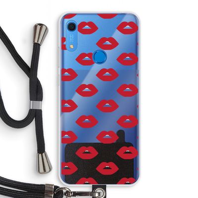 Lips: Huawei Y6s Transparant Hoesje met koord