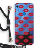 Lips: Huawei Y6s Transparant Hoesje met koord