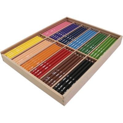 EDU3 Edu jumbo kleurpotloden, dikte 10 mm, vulling 5 mm, ca. 144 stuk, diverse kleuren, 12x12 stuk/ 1 doos