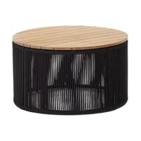 Kave Home Dandara bijzettafel Ø70 cm Zwart