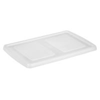Deksel - voor opslagbox 30-51 L - kunststof - transparant - 59 x 39 x 2,9 cm