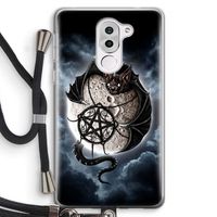 Volle maan: Honor 6X Transparant Hoesje met koord